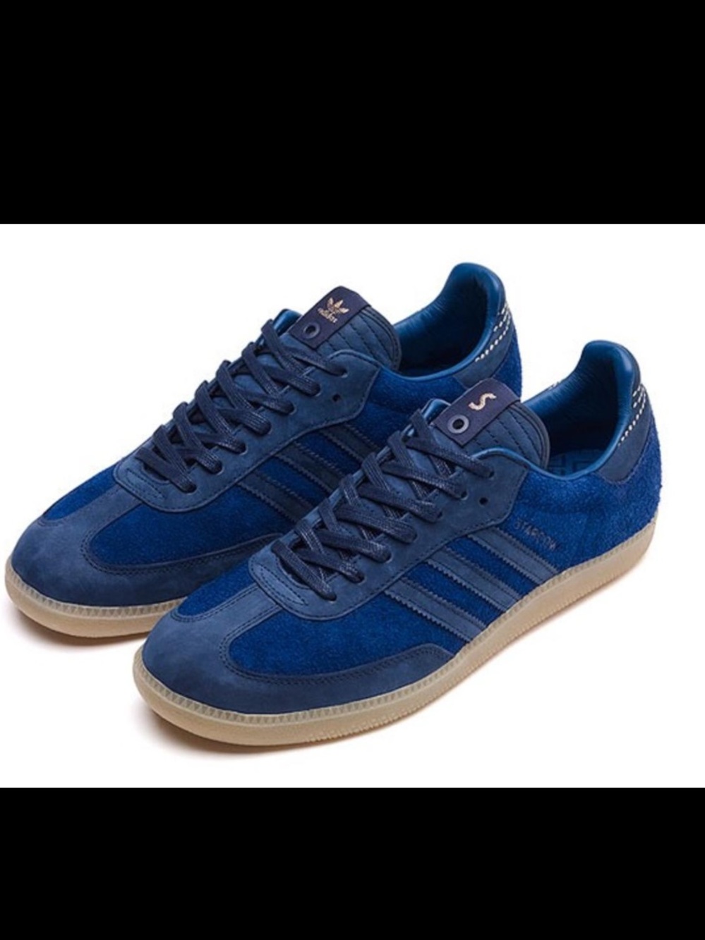 Adidas Consortium x Starcow Samba Navy Suede Sneakers
Women’s 8.5 / Men’s 7 EU